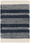 Coastal Weave Collection Area Rug - Marina Rectangle Navy Blue Main