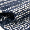 Coastal Weave Collection Area Rug - Marina Rectangle Navy Blue  lifestyle 9