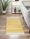 Coastal Weave Collection Area Rug - Marina Runner Sunshine Yellow  lifestyle 67