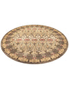 Chelsea Elegance Collection Area Rug -  Brompton (Brown) Round Brown  lifestyle 53