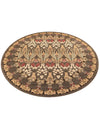 Chelsea Elegance Collection Area Rug -  Brompton (Brown) Round Brown  lifestyle 68