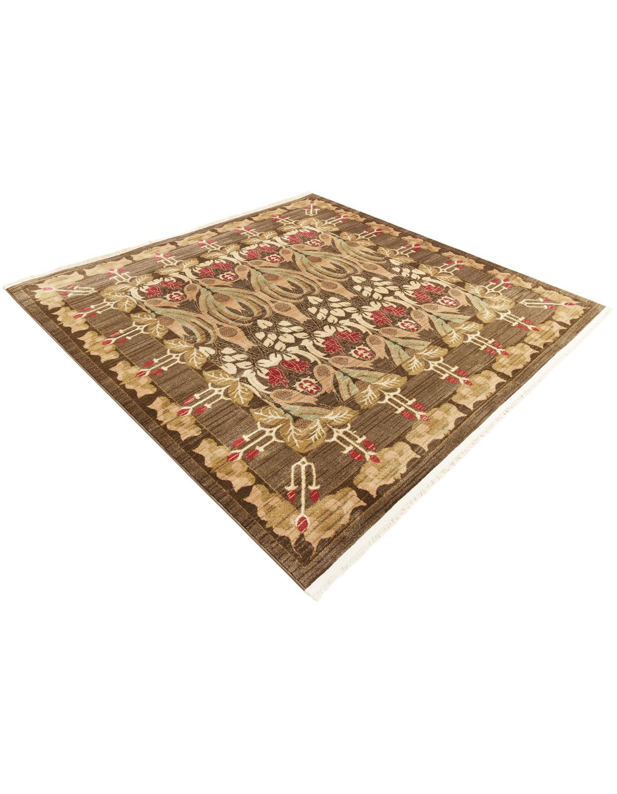 Chelsea Elegance Collection Area Rug -  Brompton (Brown) Square Brown  lifestyle 76