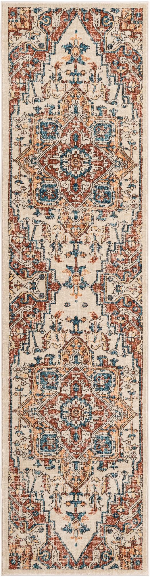 Copenhagen Dahlia Collection Area Rug -  Bispebjerg Runner Beige  lifestyle 24