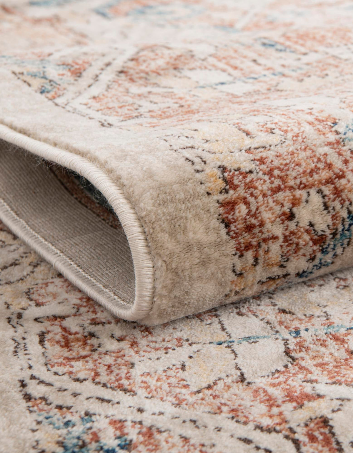Copenhagen Dahlia Collection Area Rug -  Bispebjerg Round Beige  lifestyle 38