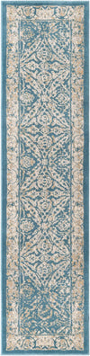 Copenhagen Dahlia Collection Area Rug -  Amager Runner Teal  lifestyle 30