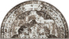Riviera Elegance Collection Area Rug -  Menton (Light Brown) Hearth Light Brown Main