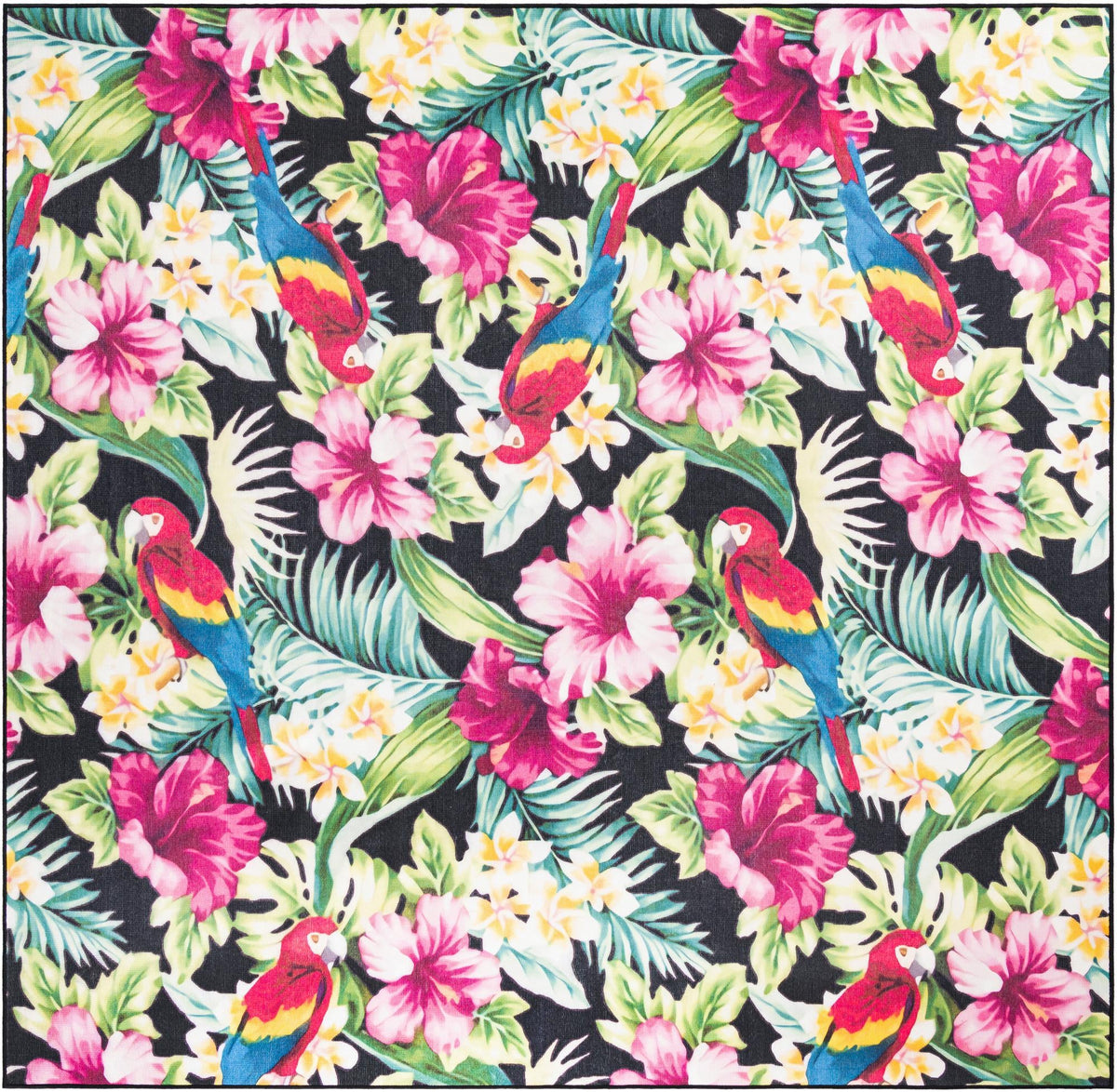 Belizean Tropics Outdoor Rugs Collection Area Rug - Caye Square Multi  lifestyle 19