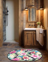 Belizean Tropics Outdoor Rugs Collection Area Rug - Caye Oval Multi  lifestyle 33