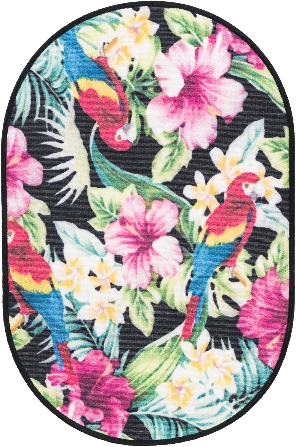 Belizean Tropics Outdoor Rugs Collection Area Rug - Caye Oval Multi  lifestyle 20
