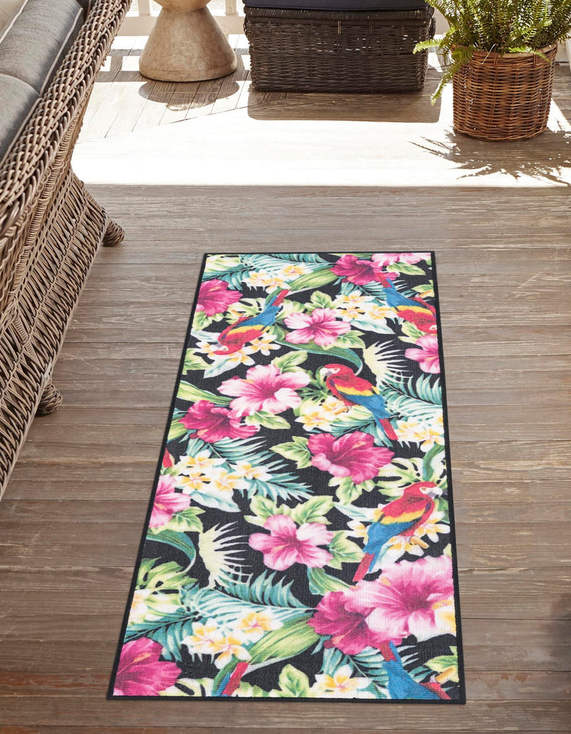 Belizean Tropics Outdoor Rugs Collection Area Rug - Caye Runner Multi  lifestyle 22