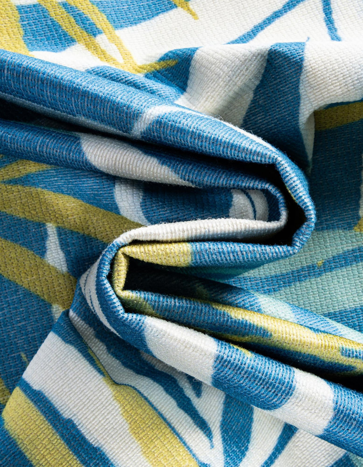 Belizean Tropics Outdoor Rugs Collection Area Rug -  Barrier Rectangle Blue  lifestyle 10