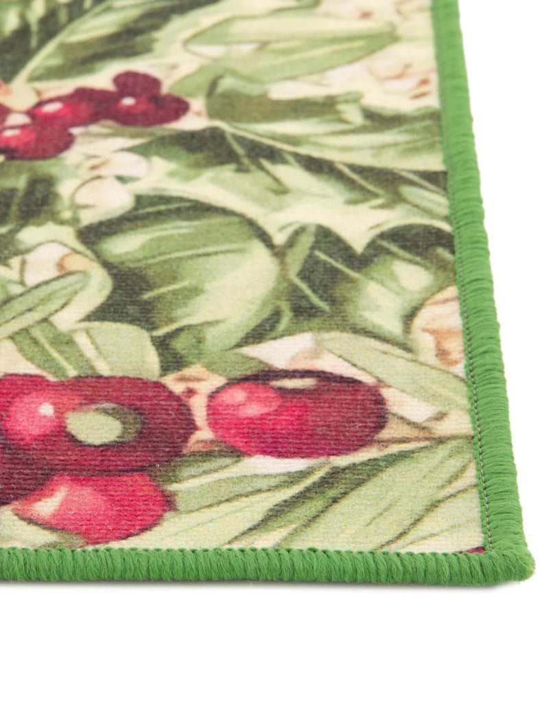 Belizean Tropics Outdoor Rugs Collection Area Rug -  Ambergris Rectangle Beige and Green  lifestyle 7