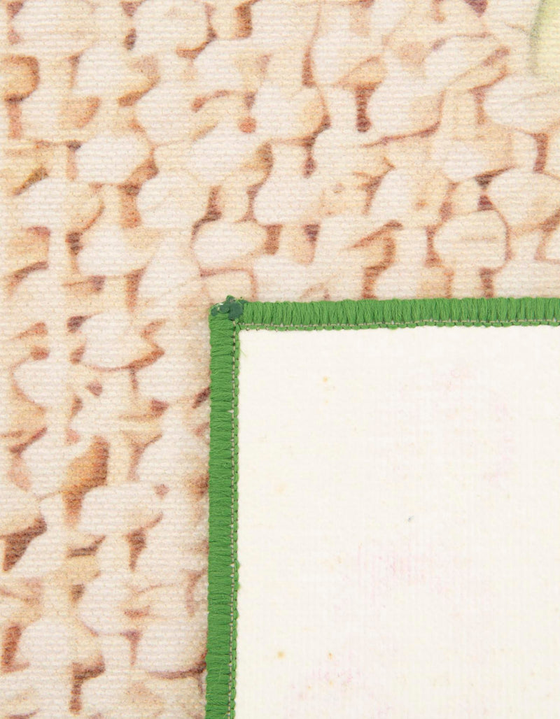 Belizean Tropics Outdoor Rugs Collection Area Rug -  Ambergris Rectangle Beige and Green  lifestyle 9