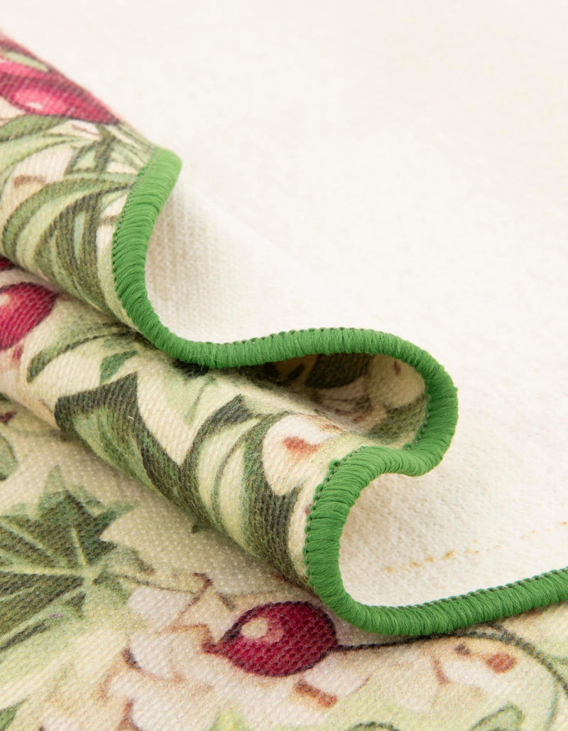 Belizean Tropics Outdoor Rugs Collection Area Rug -  Ambergris Rectangle Beige and Green  lifestyle 13