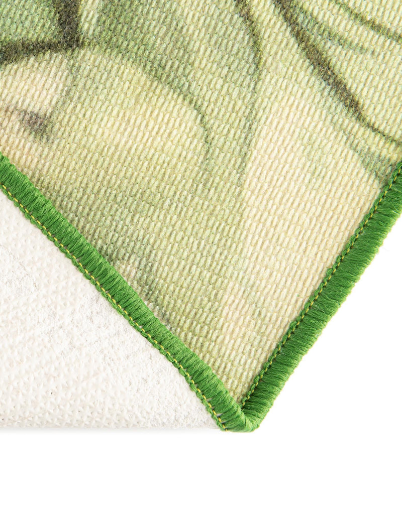 Belizean Tropics Outdoor Rugs Collection Area Rug -  Ambergris Round Beige and Green  lifestyle 54