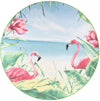 Belizean Tropics Outdoor Rugs Collection Area Rug -  Placencia Round Blue and Green  lifestyle 20