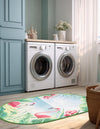 Belizean Tropics Outdoor Rugs Collection Area Rug -  Placencia Oval Blue and Green  lifestyle 38