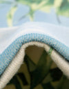 Belizean Tropics Outdoor Rugs Collection Area Rug -  Placencia Round Blue and Green  lifestyle 53
