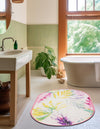 Belizean Tropics Outdoor Rugs Collection Area Rug -  Hopkins Oval Ivory  lifestyle 34