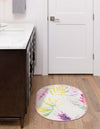 Belizean Tropics Outdoor Rugs Collection Area Rug -  Hopkins Oval Ivory  lifestyle 37