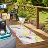 Belizean Tropics Outdoor Rugs Collection Area Rug -  Hopkins Runner Ivory  lifestyle 82