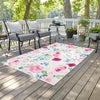 Belizean Tropics Outdoor Rugs Collection Area Rug -  Dangriga Rectangle Ivory  lifestyle 16