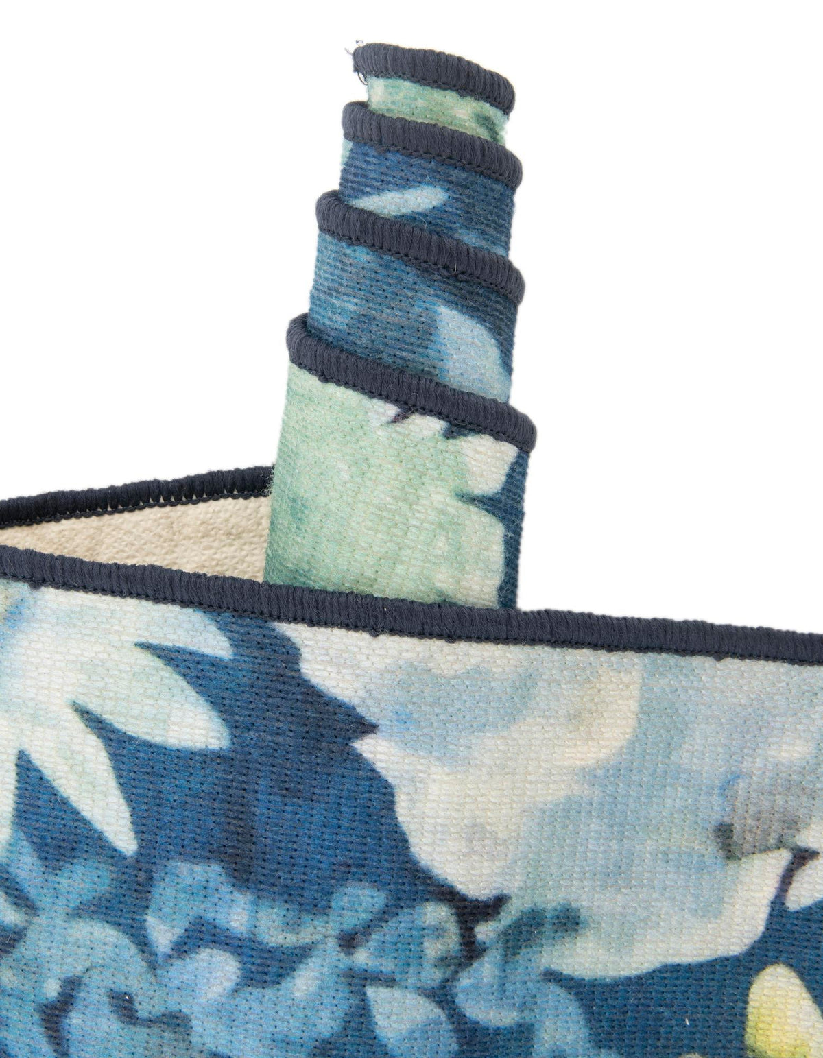 Belizean Tropics Outdoor Rugs Collection Area Rug -  Lagoon Oval Navy Blue  lifestyle 73