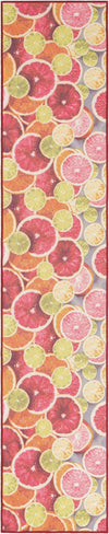 Belizean Tropics Outdoor Rugs Collection Area Rug -  Savanna Runner Rust Red and Yellow  lifestyle 18