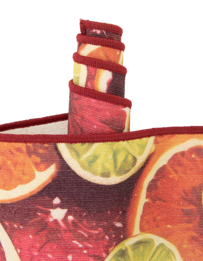 Belizean Tropics Outdoor Rugs Collection Area Rug -  Savanna Oval Rust Red and Yellow  lifestyle 65