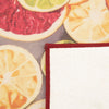Belizean Tropics Outdoor Rugs Collection Area Rug -  Savanna Rectangle Rust Red and Yellow  lifestyle 9