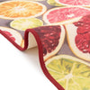 Belizean Tropics Outdoor Rugs Collection Area Rug -  Savanna Rectangle Rust Red and Yellow  lifestyle 10