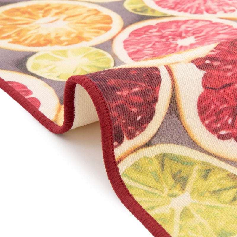Belizean Tropics Outdoor Rugs Collection Area Rug -  Savanna Rectangle Rust Red and Yellow  lifestyle 10