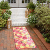 Belizean Tropics Outdoor Rugs Collection Area Rug -  Savanna Runner Rust Red and Yellow  lifestyle 82