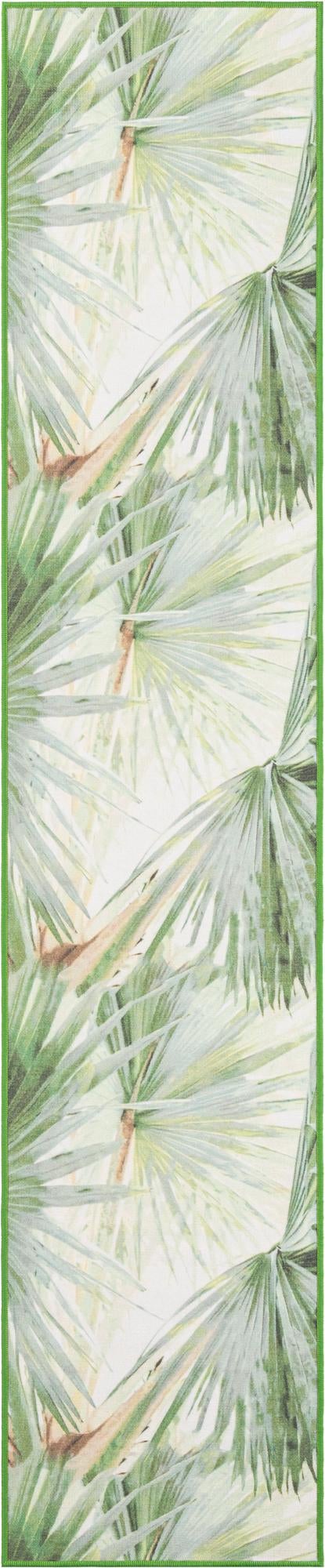 Belizean Tropics Outdoor Rugs Collection Area Rug -  Mayan Runner Green  lifestyle 19