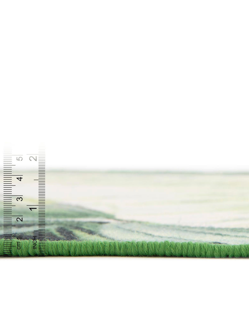 Belizean Tropics Outdoor Rugs Collection Area Rug -  Belmopan Oval Green  lifestyle 12