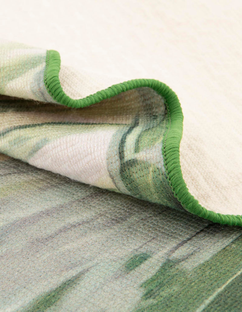 Belizean Tropics Outdoor Rugs Collection Area Rug -  Belmopan Oval Green  lifestyle 20