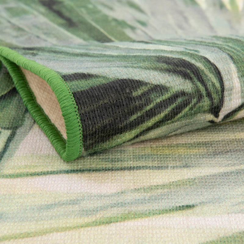 Belizean Tropics Outdoor Rugs Collection Area Rug -  Mayan Rectangle Green  lifestyle 7