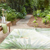 Belizean Tropics Outdoor Rugs Collection Area Rug -  Mayan Square Green  lifestyle 64