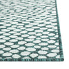 Urban Oasis Rugs Collection Area Rug -  Terrace (White and Teal) Rectangle White and Teal  lifestyle 6