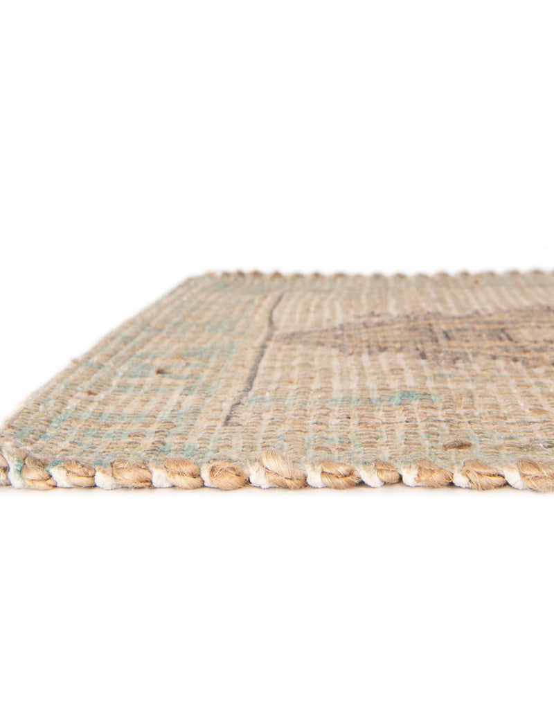 Desert Weave Jute Collection Area Rug -  Mojave Rectangle Khaki and Ivory  lifestyle 14