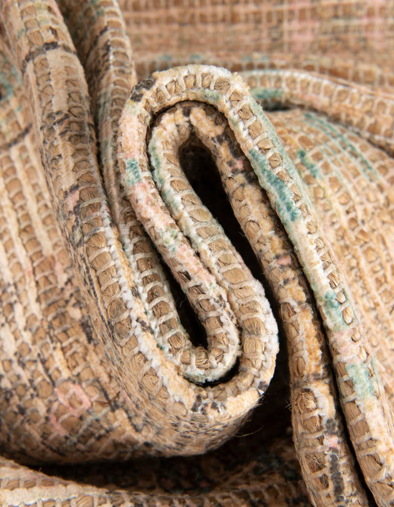 Desert Weave Jute Collection Area Rug -  Mojave Rectangle Khaki and Ivory  lifestyle 15