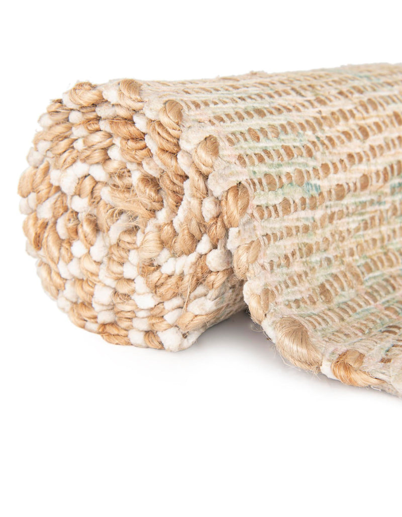 Desert Weave Jute Collection Area Rug -  Mojave Rectangle Khaki and Ivory  lifestyle 19