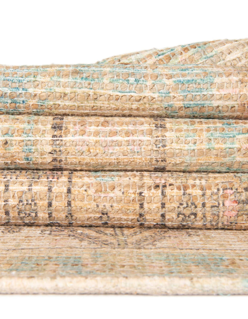 Desert Weave Jute Collection Area Rug -  Mojave Rectangle Khaki and Ivory  lifestyle 21