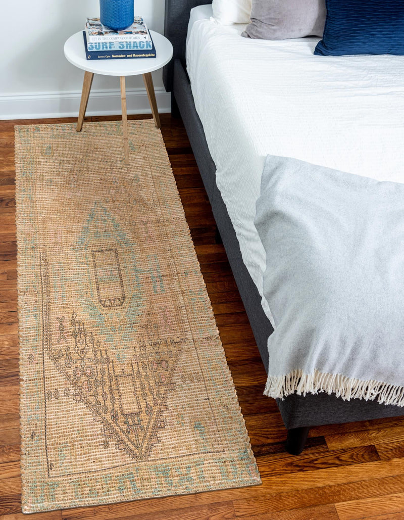 Desert Weave Jute Collection Area Rug -  Mojave Runner Khaki and Ivory  lifestyle 26