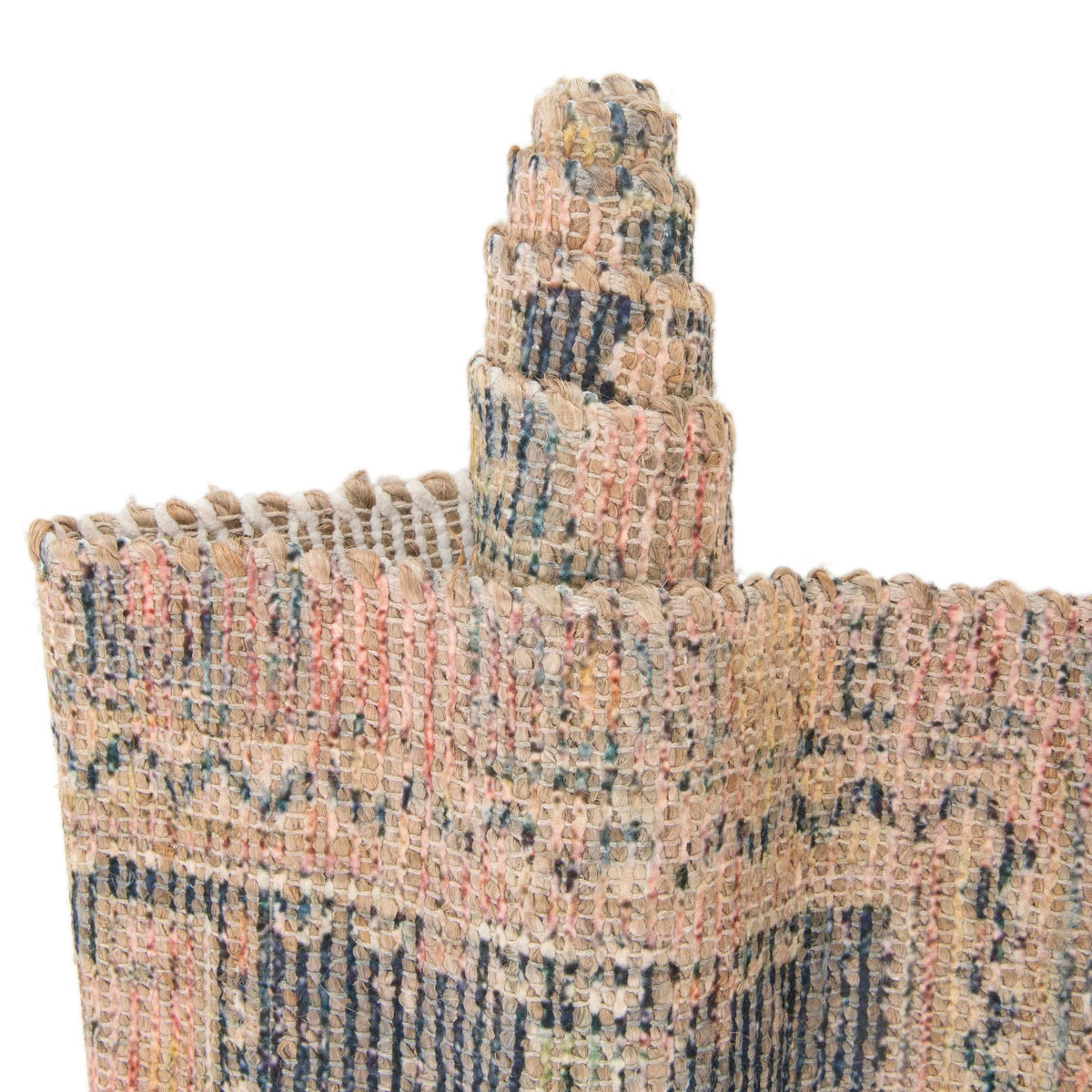 Desert Weave Jute Collection Area Rug -  Sonoran Rectangle Antique Red  lifestyle 18