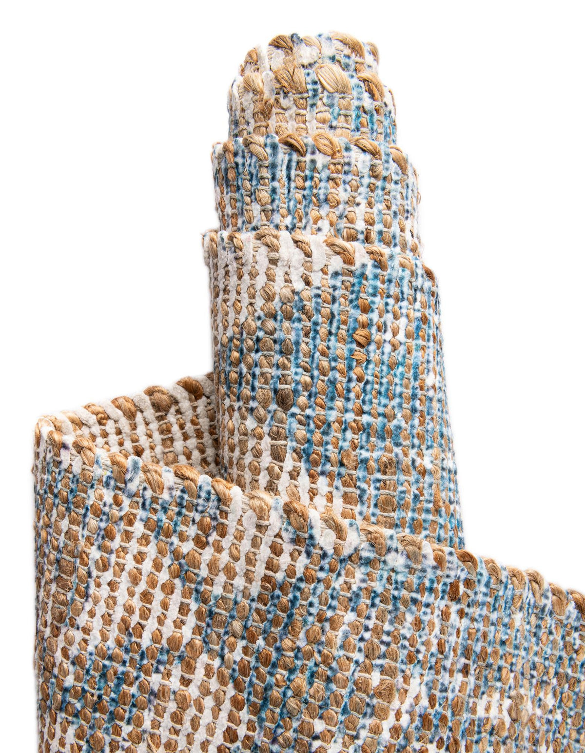 Desert Weave Jute Collection Area Rug -  Kalahari Rectangle Antique Blue  lifestyle 18