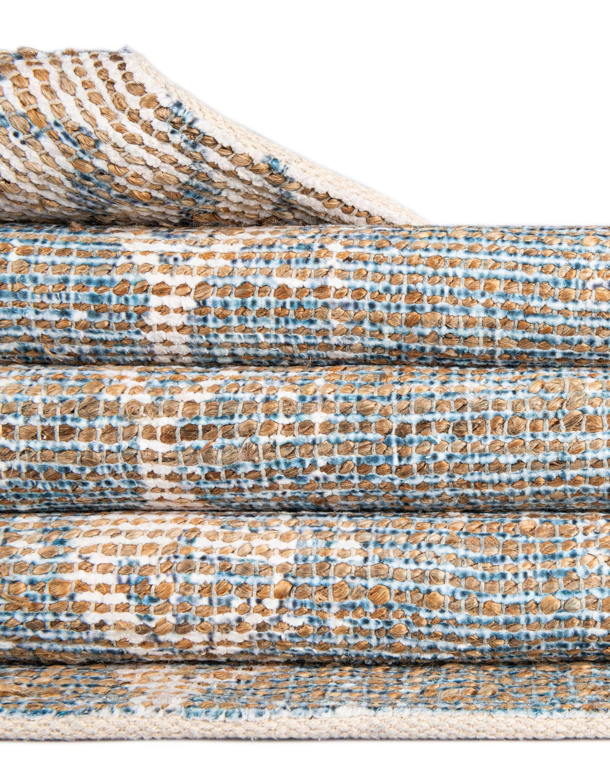 Desert Weave Jute Collection Area Rug -  Kalahari Rectangle Antique Blue  lifestyle 21