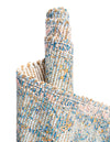 Desert Weave Jute Collection Area Rug -  Gobi Rectangle Blue and Peach  lifestyle 18