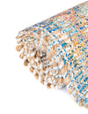 Desert Weave Jute Collection Area Rug -  Gobi Rectangle Blue and Peach  lifestyle 19