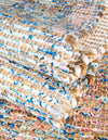 Desert Weave Jute Collection Area Rug -  Gobi Rectangle Blue and Peach  lifestyle 20